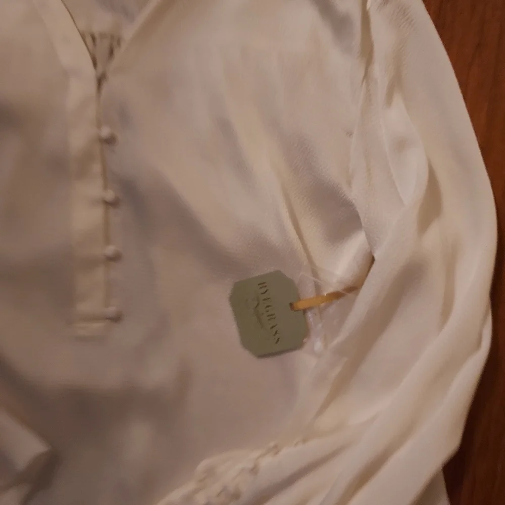 New Ivory Ryegrass TUNIC Size XL - Picture 3 of 4